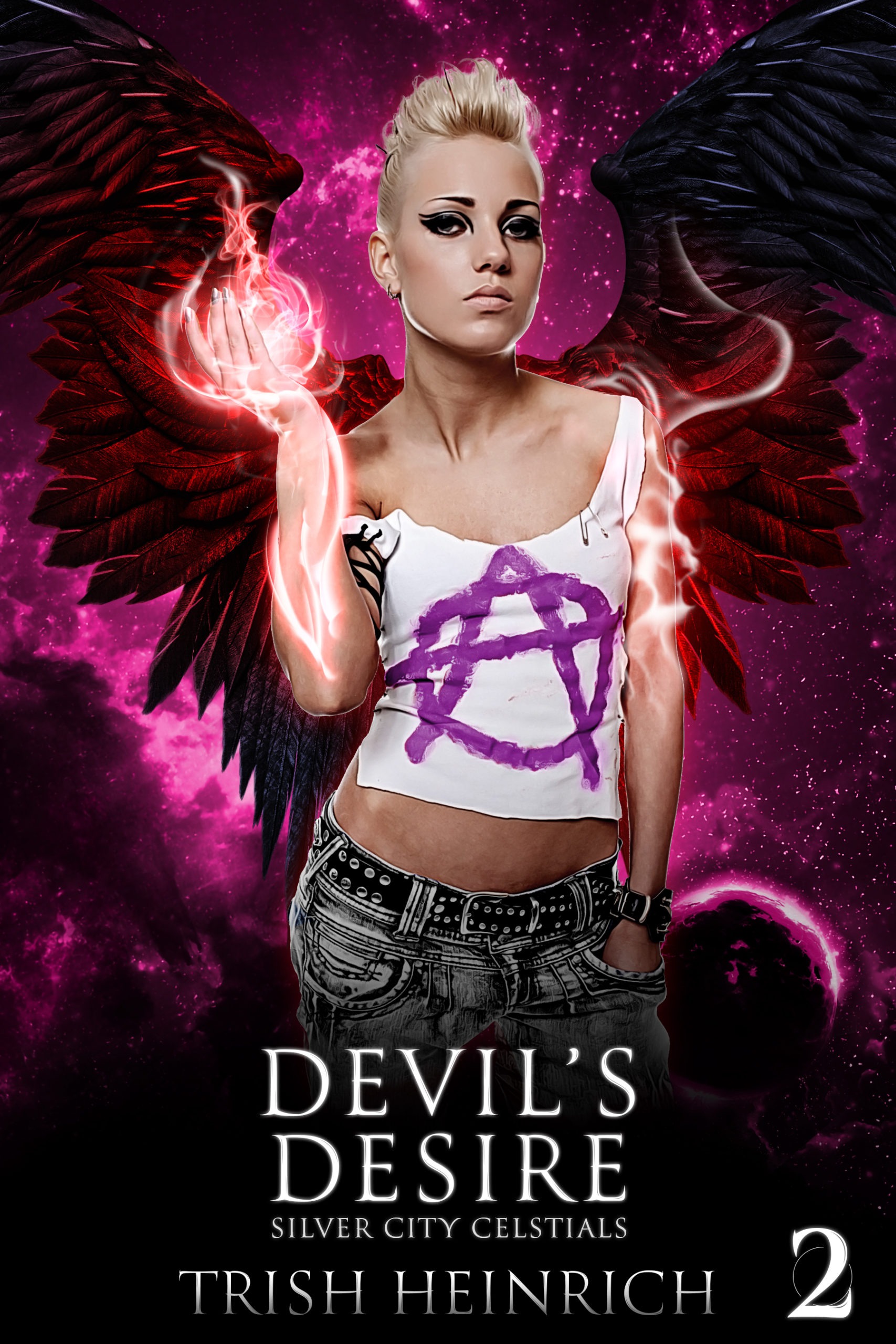 Book 2 - eBook Infamous Heart - Brooding Science Fiction Superhero Romance Novel