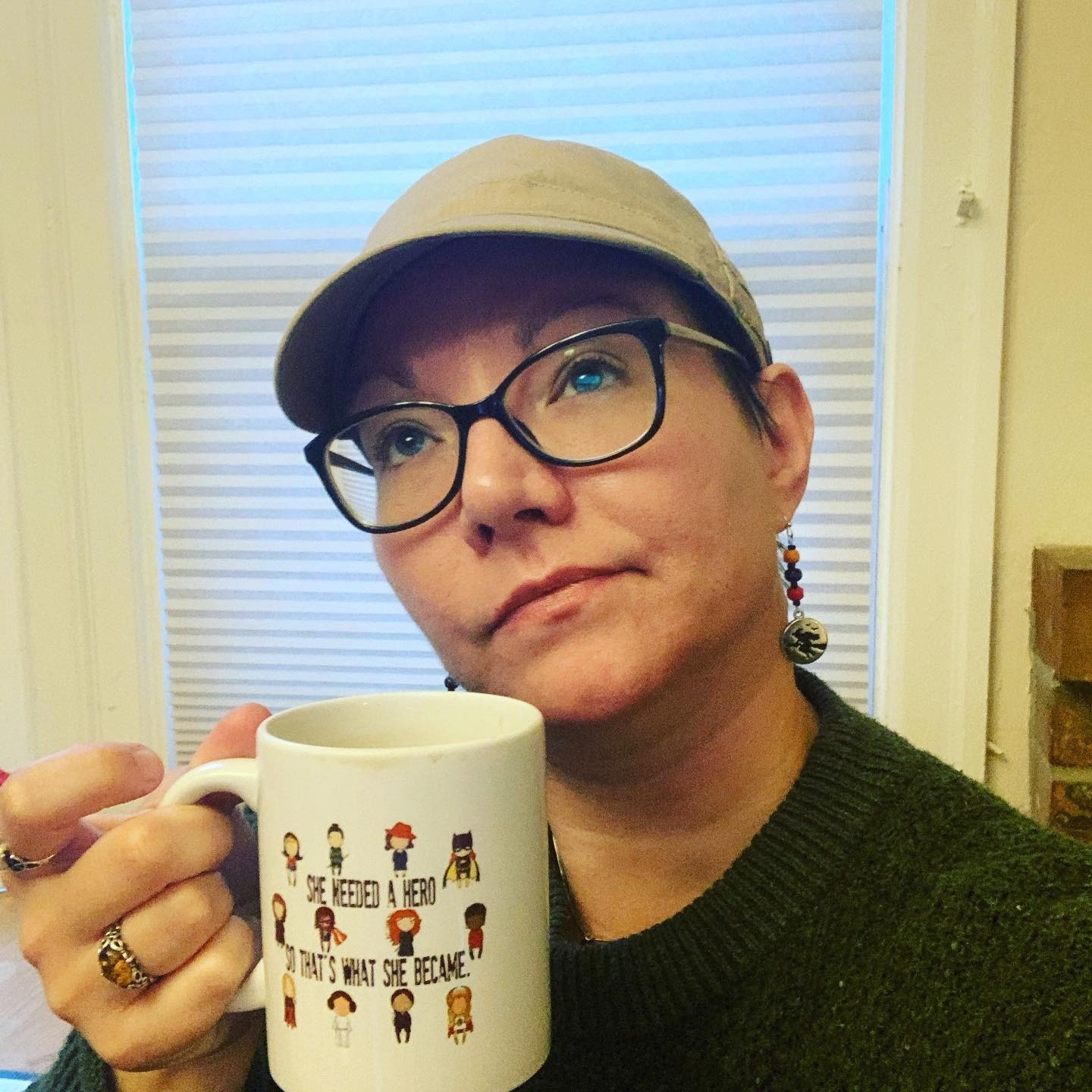 author with mug author with a mug