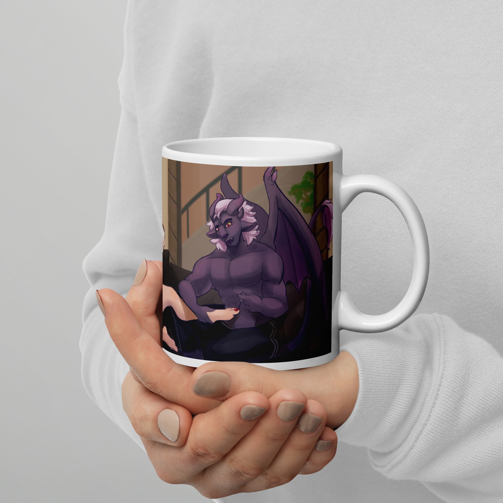 15 oz Mug: Stella and Her Boys - Image 2